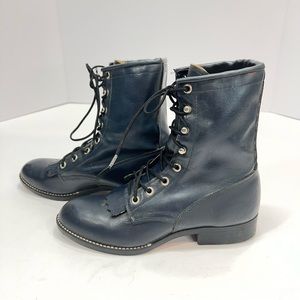 Bronco Heeled Boots Womens Size 5.5 Made in the USA